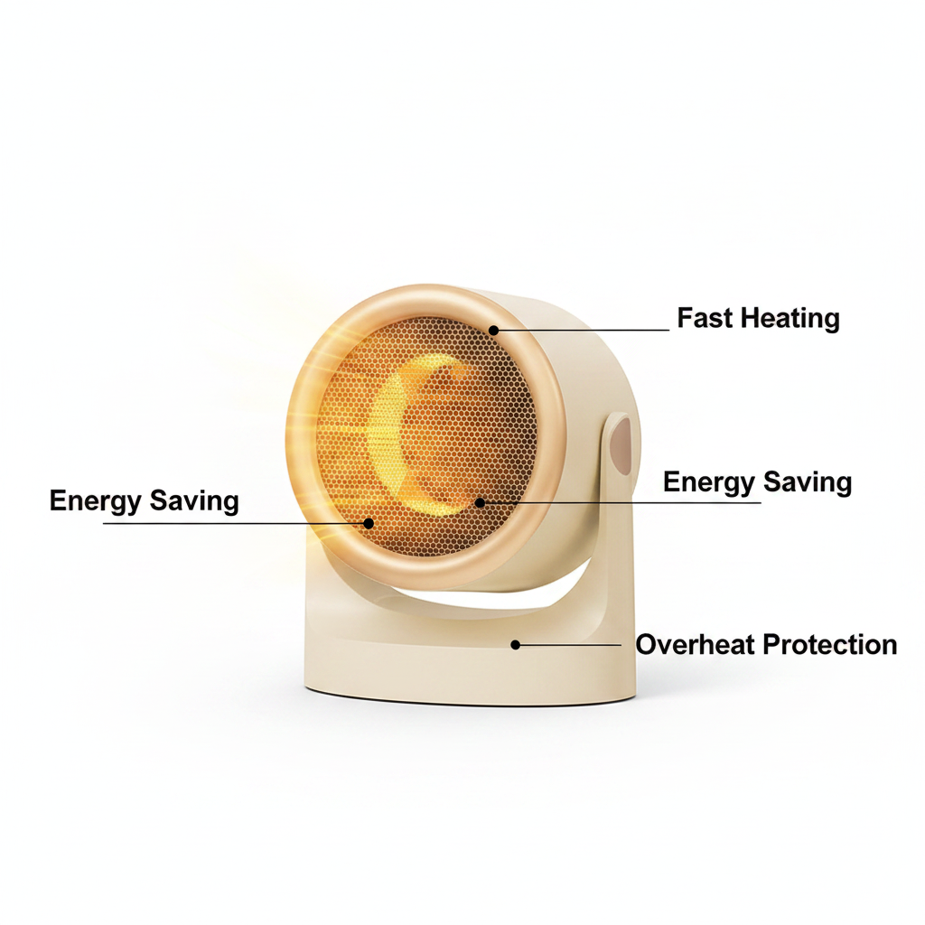 Heater infographic - Fast Heating