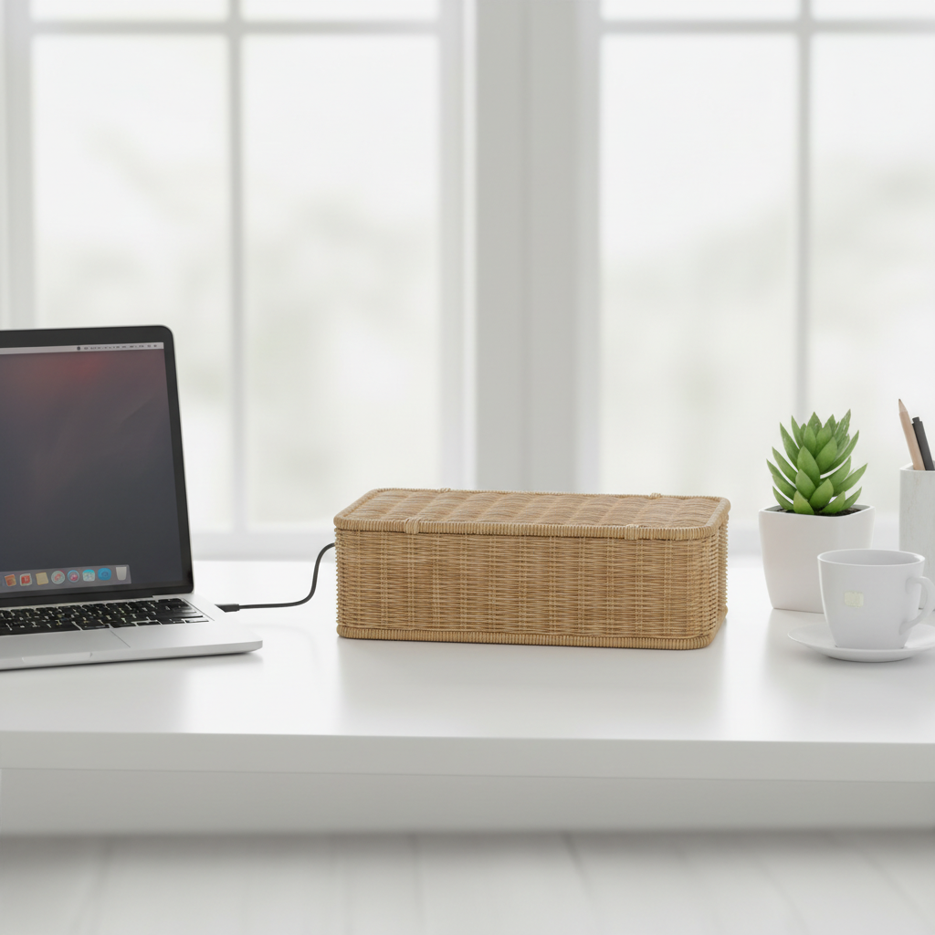 Box lifestyle desk shot